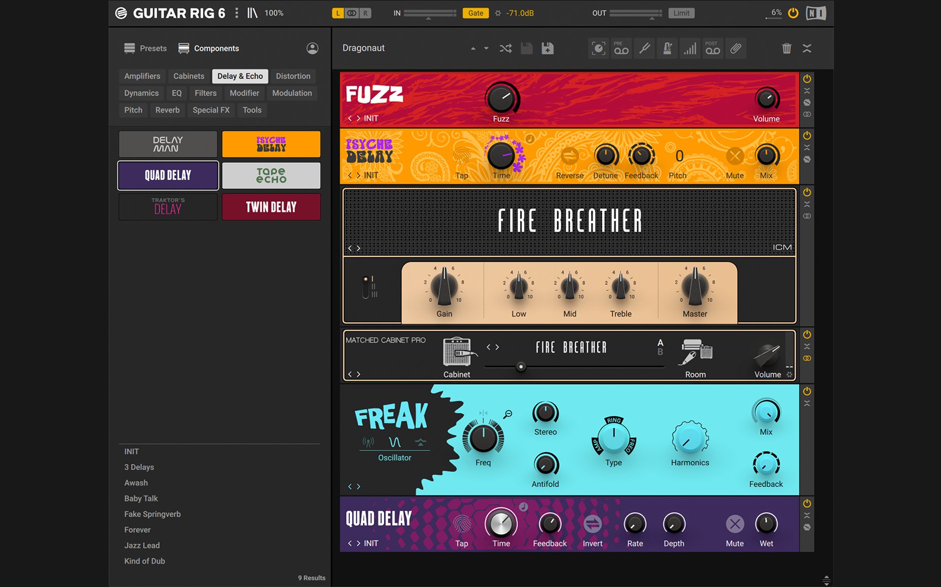 Native Instruments Guitar Rig Pro 7 Mac 7.0.1 破解版 电吉他软件效果器