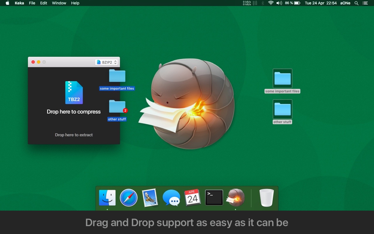 Keka 1.3.4 Mac 中文破解版 好用的压缩解压工具