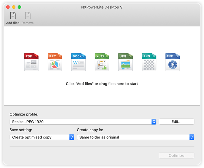 NXPowerLite Desktop 9.1.2 Mac 破解版 多格式文档压缩工具