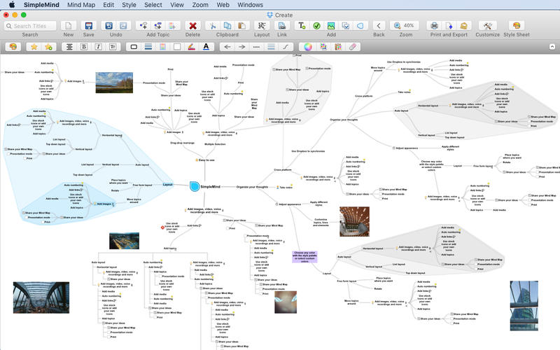 SimpleMind Pro for Mac 2.2.0 中文破解版 简单易用的思维导图工具