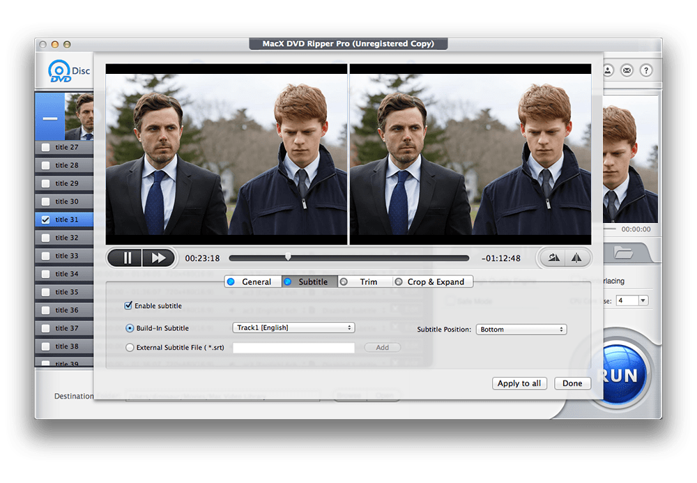 MacX DVD Ripper Pro for Mac 6.8.1 中文破解版 全能DVD格式转换器
