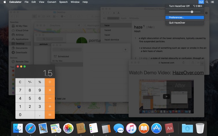 HazeOver for Mac 1.9.3 破解版 实用的多窗口管理工具