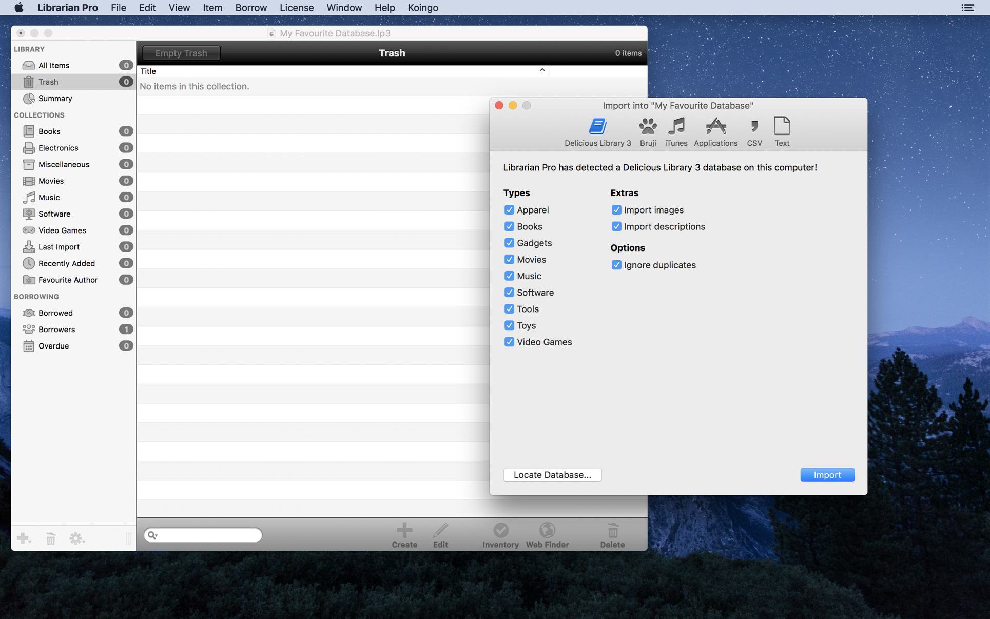 Librarian Pro for Mac 7.2 破解版 多媒体信息收集管理应用