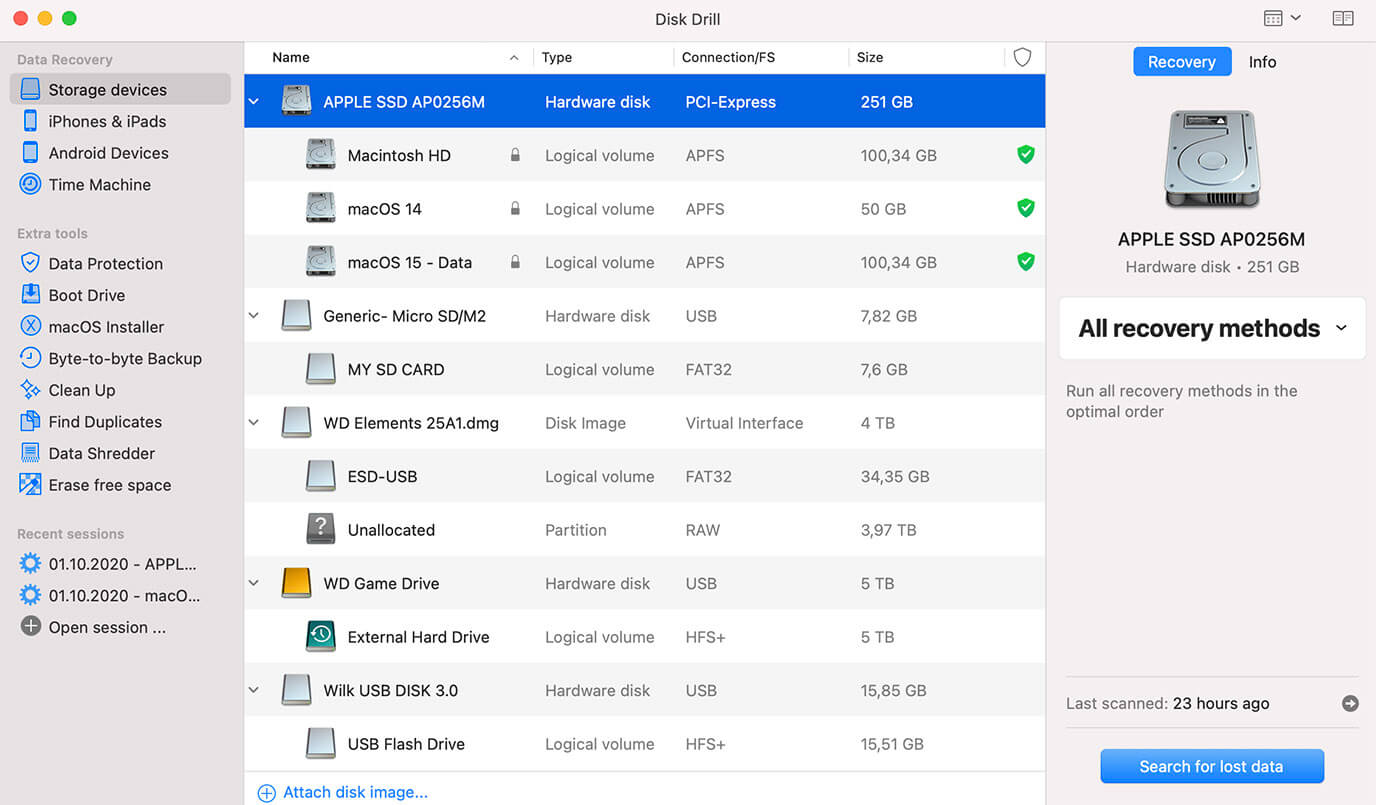 Disk Drill Enterprise for Mac 5.3.1310 中文破解版 Mac上强大的数据恢复工具