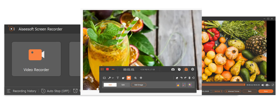 Aiseesoft Mac Screen Recorder for Mac 2.2.6.4955 中文破解版 屏幕录像截图工具