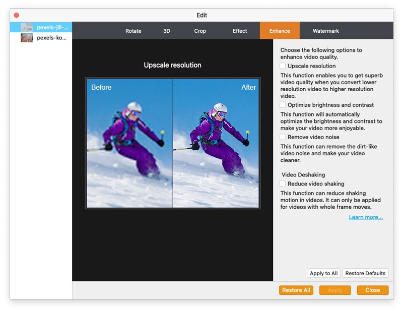 Aiseesoft Mac Video Enhancer for Mac 9.2.36.133287 破解版 视频增强软件