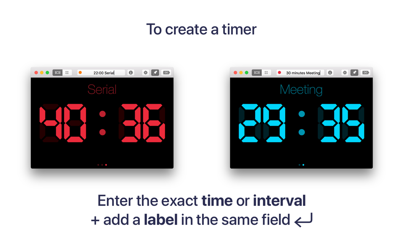 Timer RH PRO for Mac 2.11.2 破解版 闹钟计时定时软件