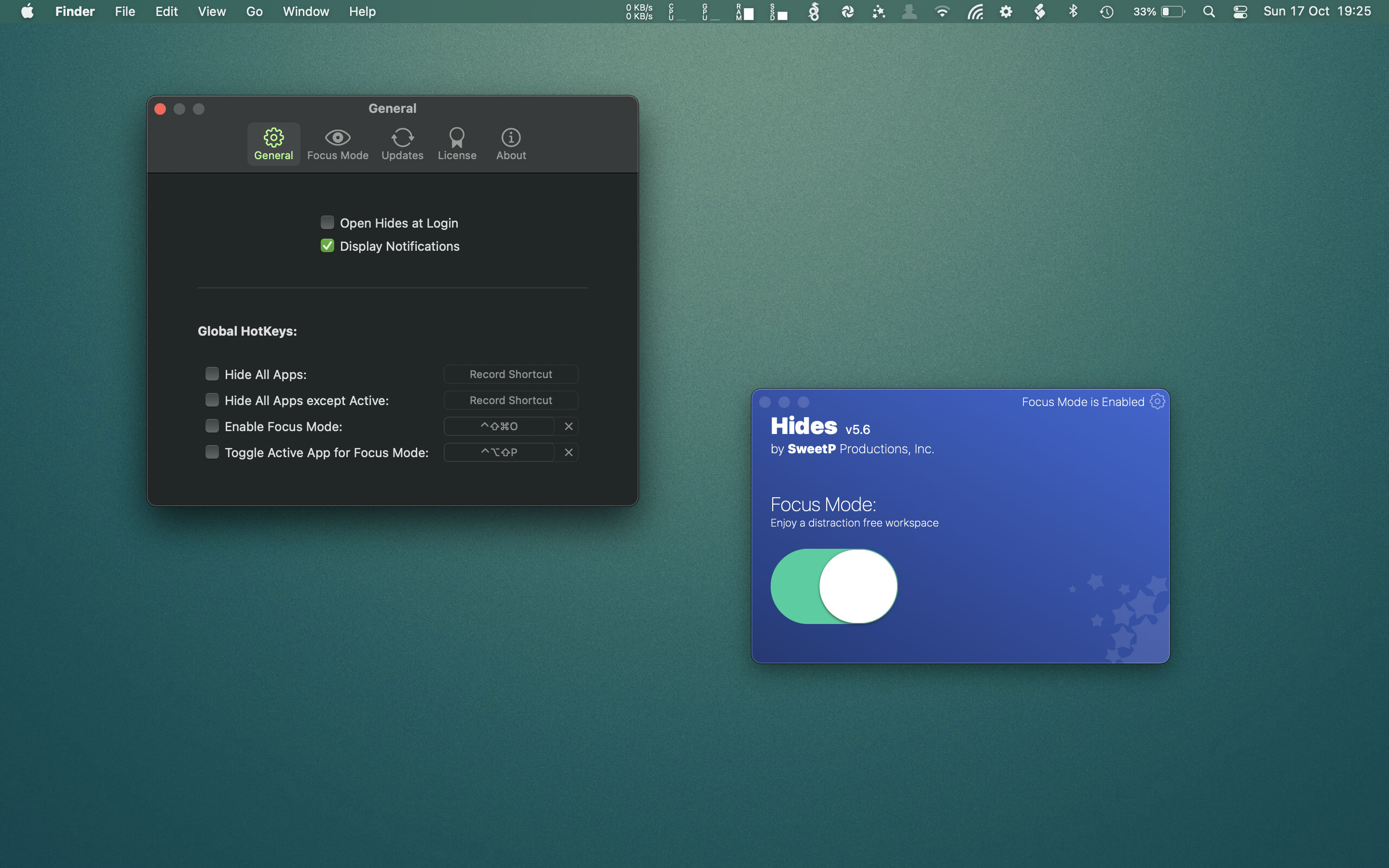 Hides for Mac 5.9 破解版 一键隐藏所有应用窗口