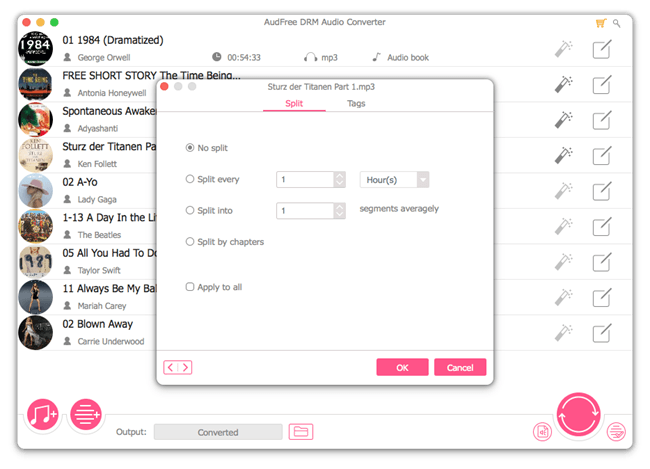 AudFree Audio Converter for Mac 2.9.0 破解版 万能音频转换器