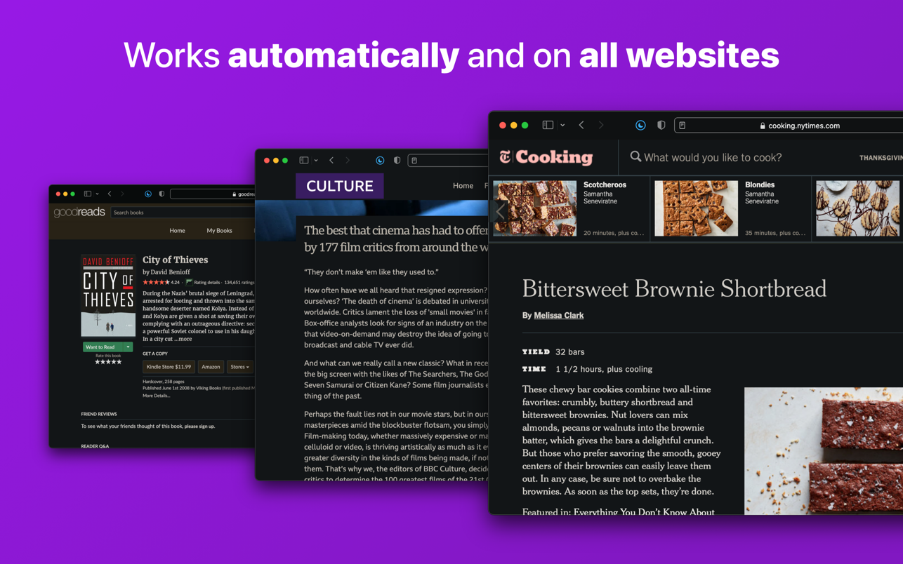 Noir – Dark Mode for Safari 2023.1.1 Mac 激活版 Safari暗模式添加插件