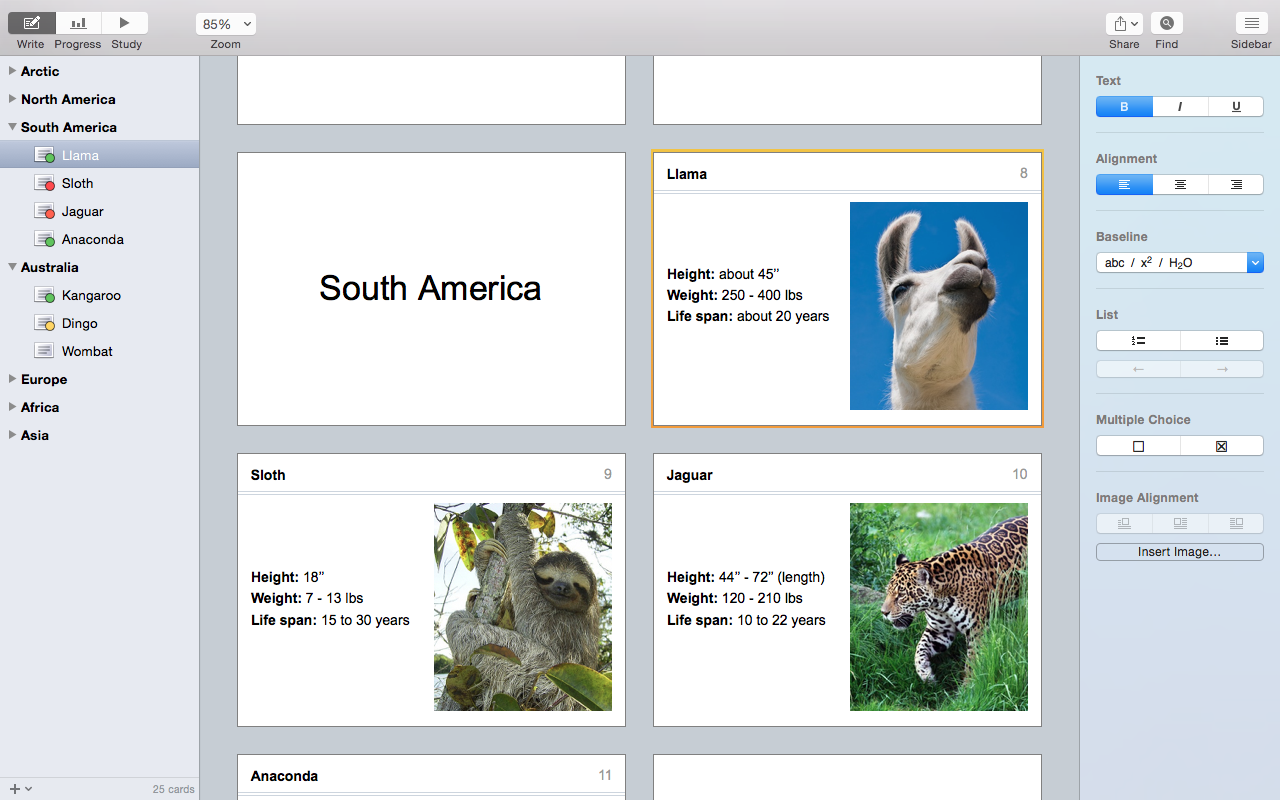 Flashcard Hero for Mac 3.5.0 破解版 学习卡片制作工具