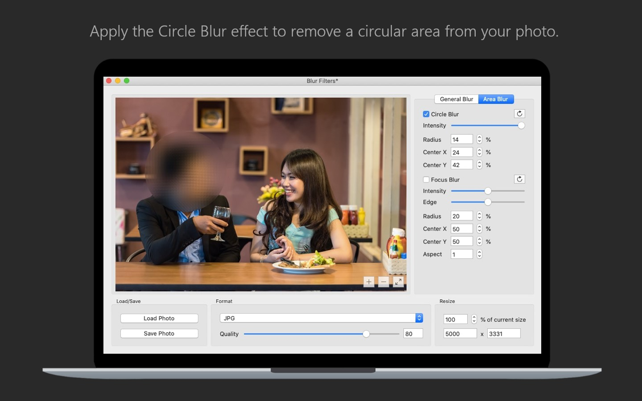 Photo Blur FX - Image Blur for Mac 1.3 破解版 图像模糊工具