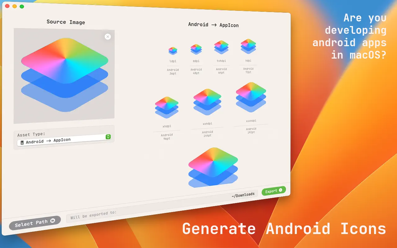 AssetsGen for Mac 4.0.1 破解版 开发者快速创建工具