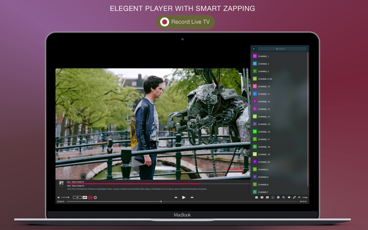 GSE SMART IPTV PRO for Mac 4.4 破解版 用户自定义的高级IPTV解决方案