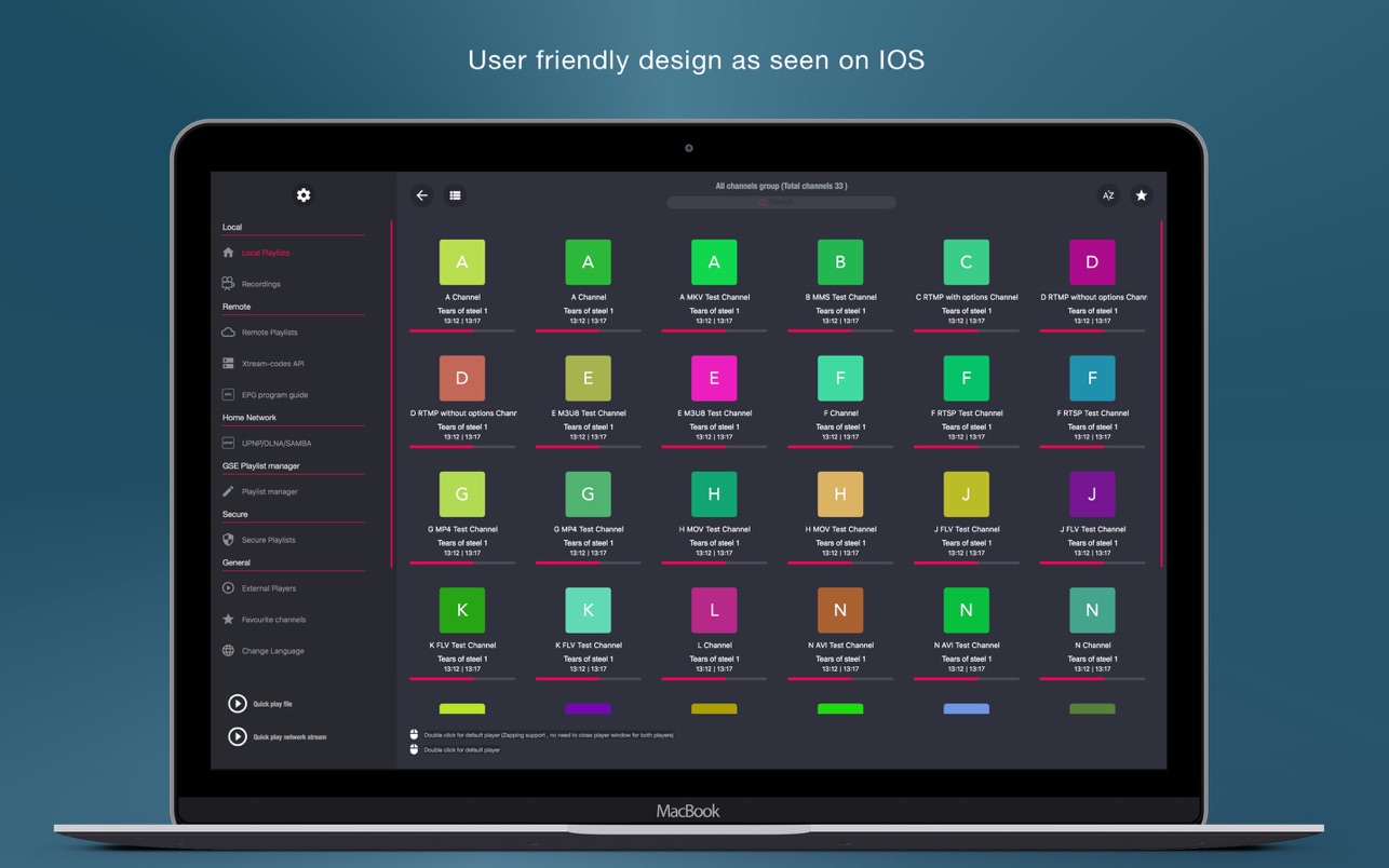 GSE SMART IPTV PRO for Mac 4.4 破解版 用户自定义的高级IPTV解决方案