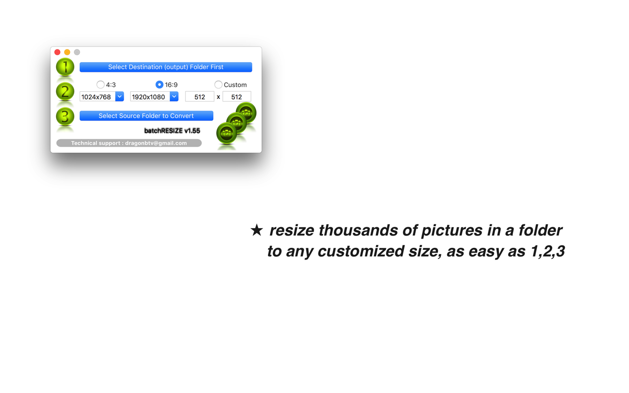 batchRESIZE for Mac 1.75 破解版 图片批量调整大小软件
