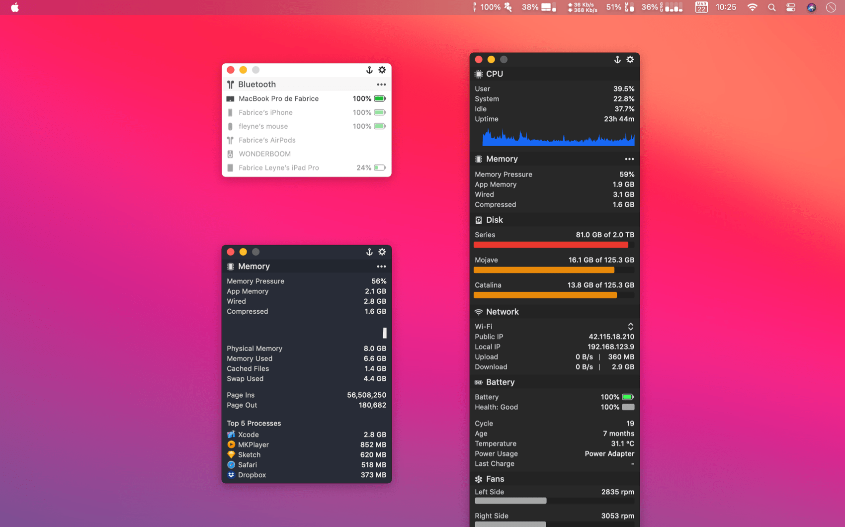 MenuBar Stats for Mac 3.9 破解版 值得尝试的Mac系统监控工具