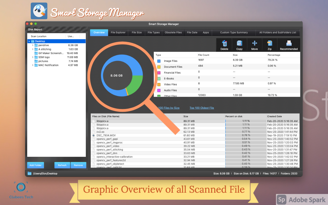 Smart Storage Manager for 1.2 Mac 破解版 Mac智能存储管理器