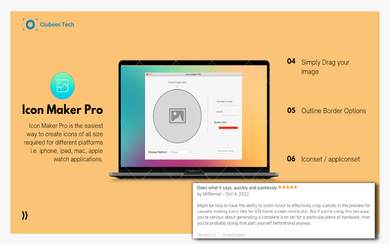 Icon Maker Pro for Mac 2.6 破解版 图标制作软件