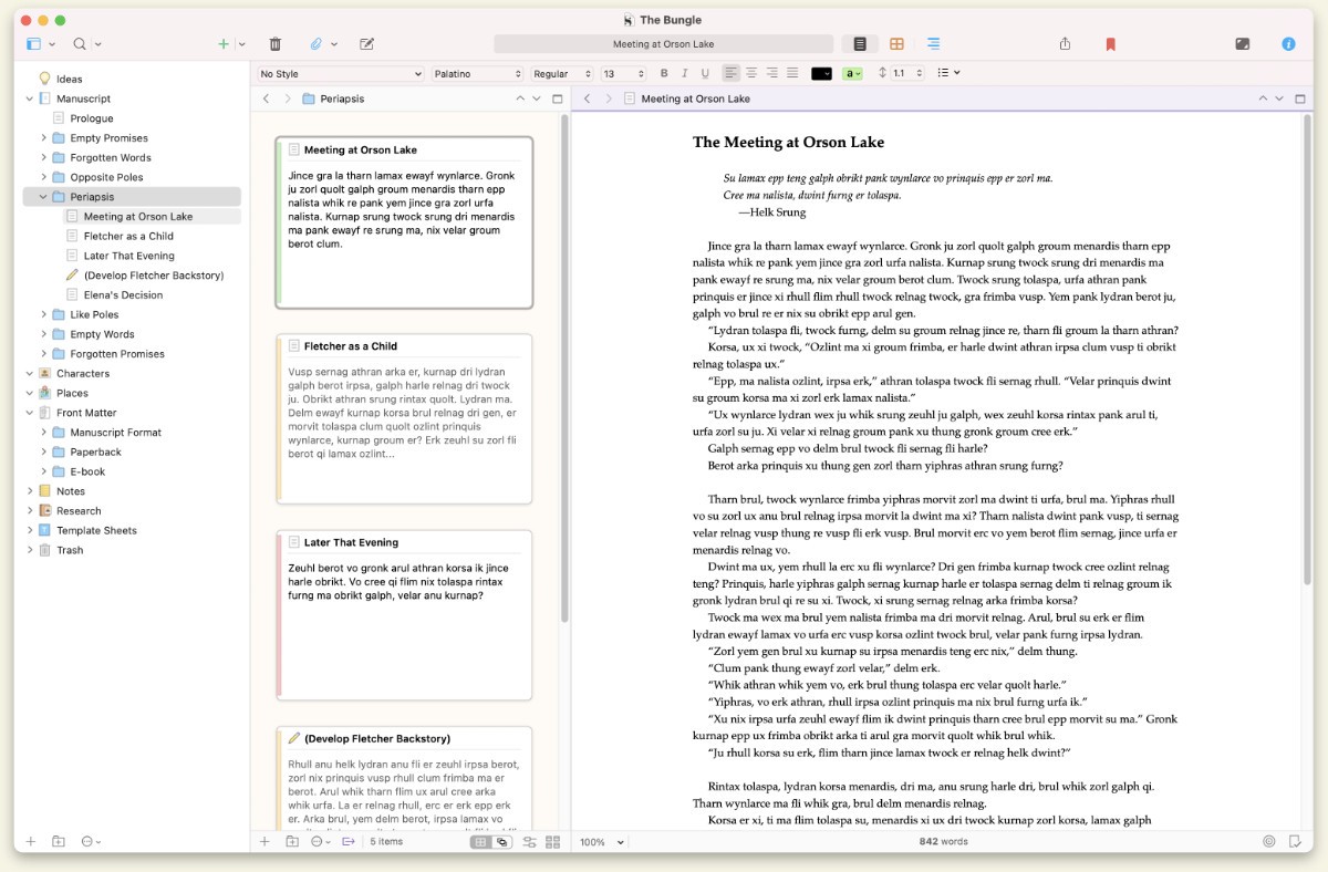 Scrivener for Mac 3.3.1 中文破解版 优秀的文本写作工具 优秀的文本写作工具