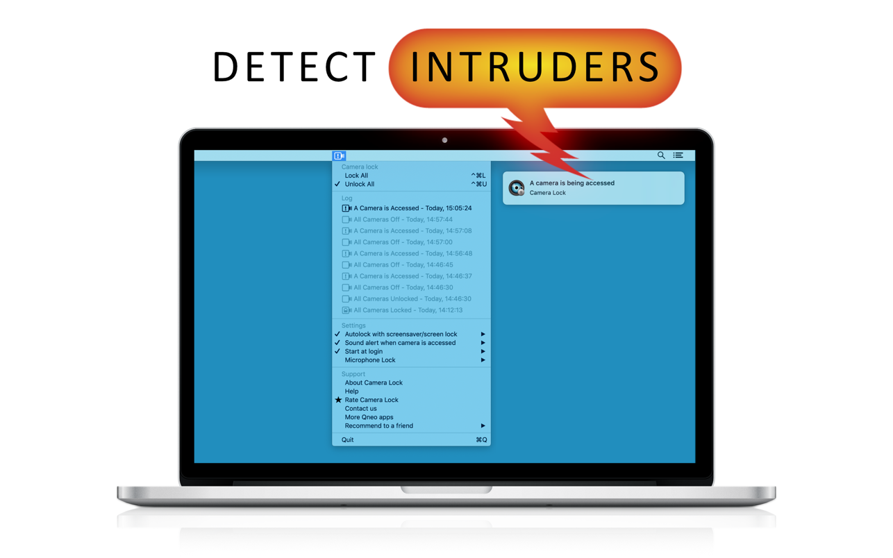 Camera Lock for Mac1.6 破解版 摄像头彻底关闭工具