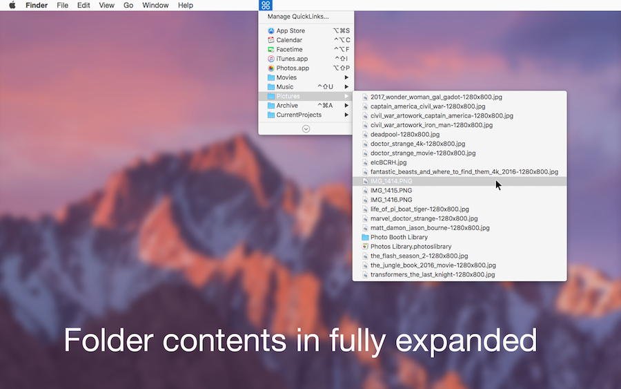 QuickLinks 3.1 Mac 破解版 键盘快捷方式自定义创建工具