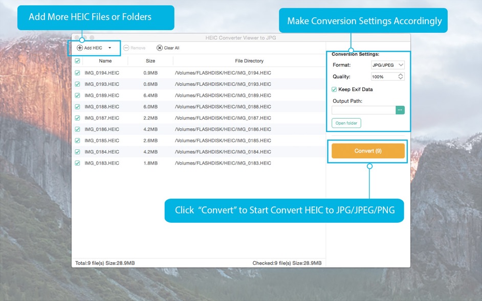 Any HEIC Converter for Mac 1.0.25 破解版 HEIC图片转换器