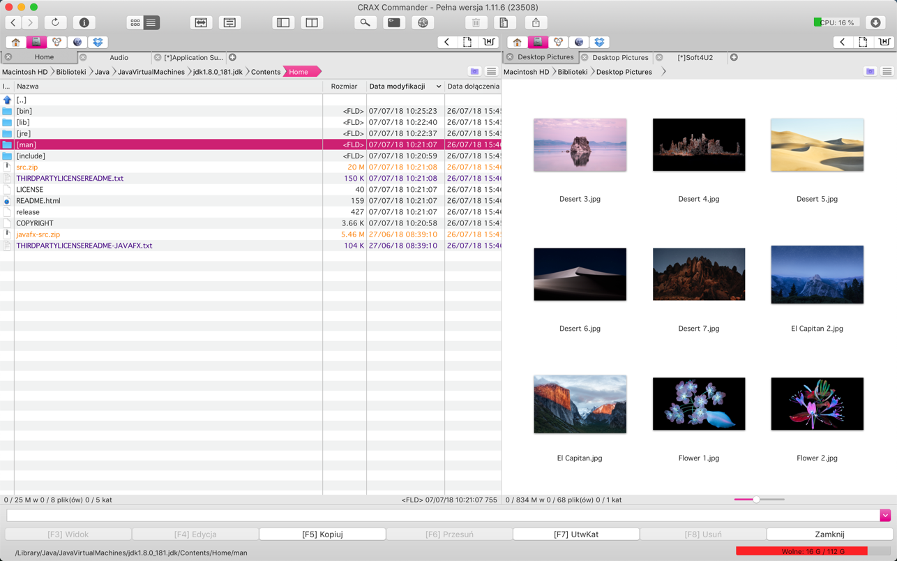 CRAX Commander 1.13.3 Mac 破解版 双窗格文件管理器