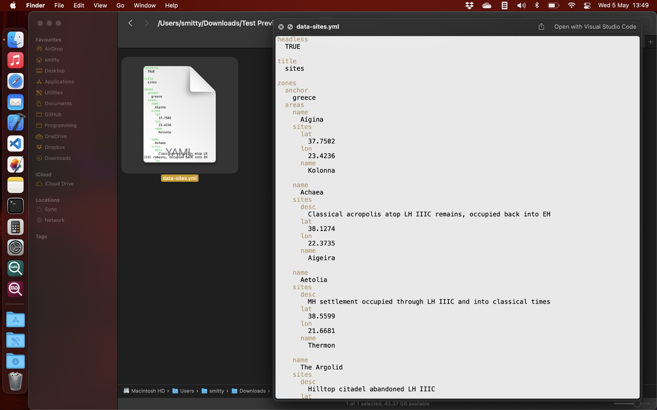 PreviewYaml 1.1.5 Mac 破解版 YAML数据格式预览工具