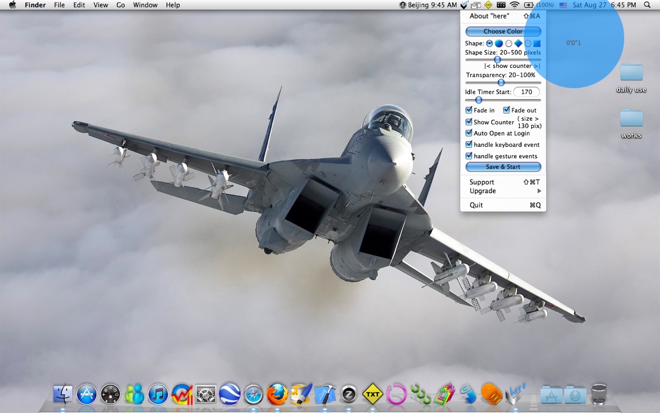 here 3.10 Mac 破解版 鼠标指针显示工具
