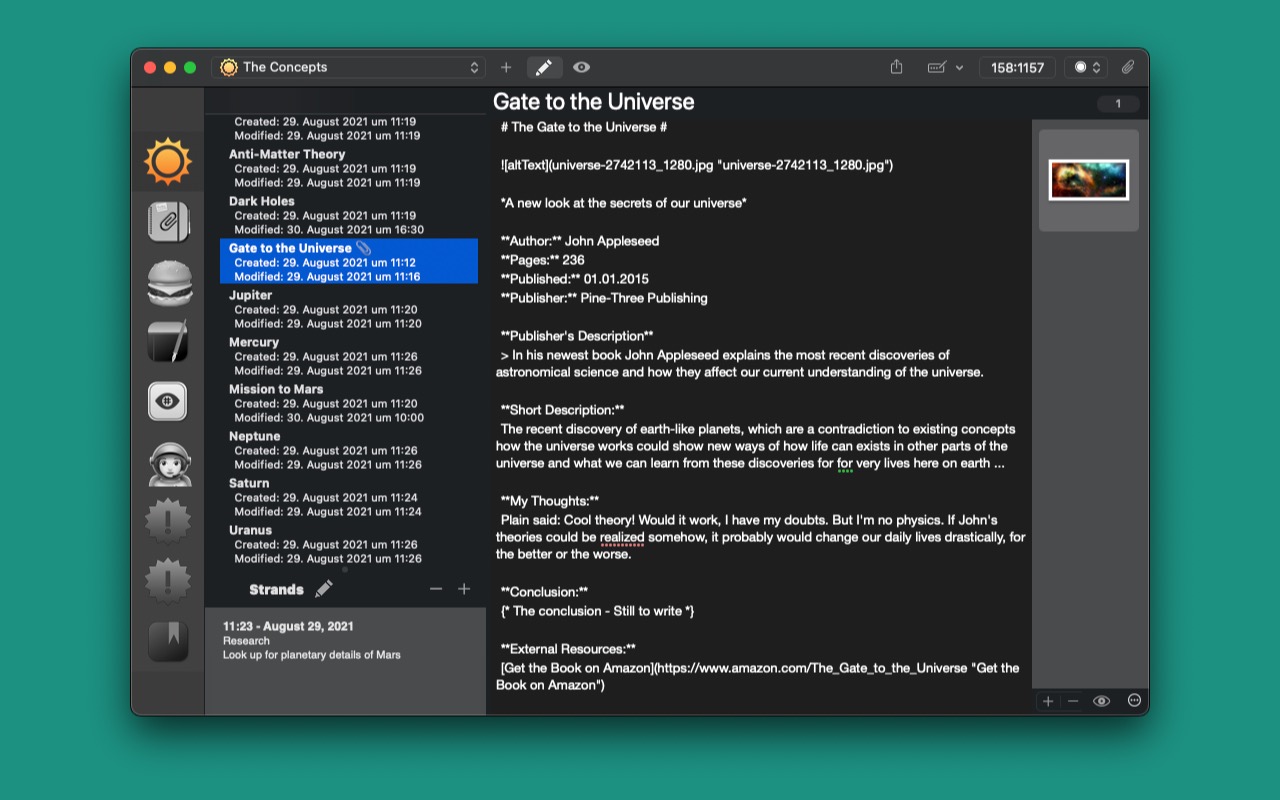 Note-C 2.4.2 Mac 破解版 文本记录软件