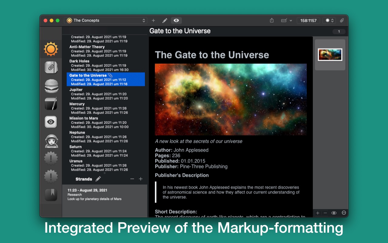 Note-C 2.4.2 Mac 破解版 文本记录软件