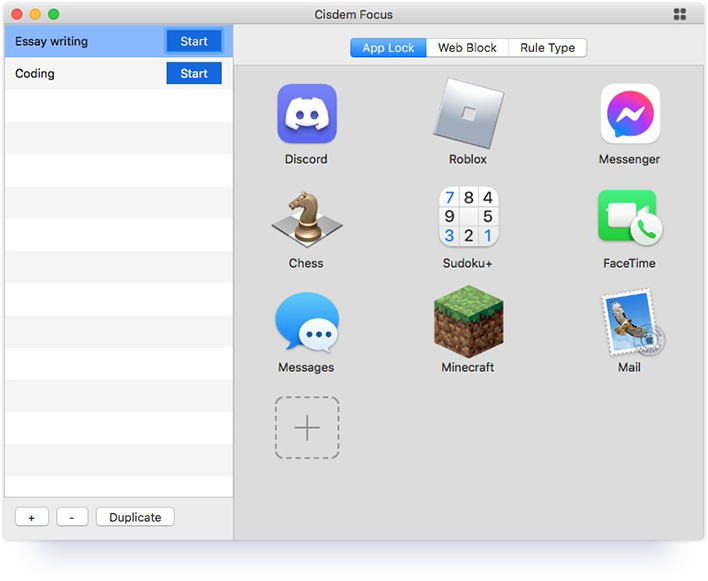 Cisdem Focus 2.0.0 Mac 破解版 效率专注工具