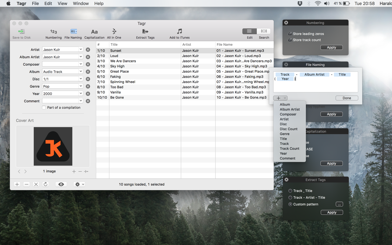 Tagr 5.6.0 Mac 破解版 音乐元数据编辑器