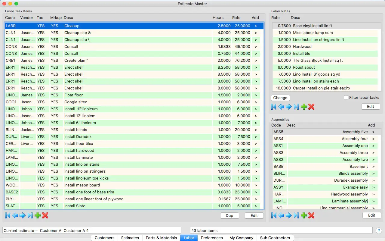 Estimate Master 5.4.0 Mac 破解版 企业分析预算软件