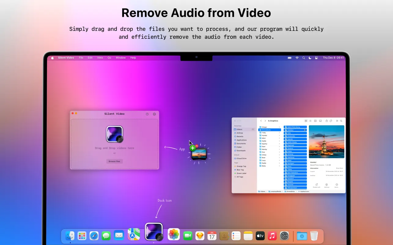 Silent Video 1.0.0 Mac 破解版 视频音频处理软件