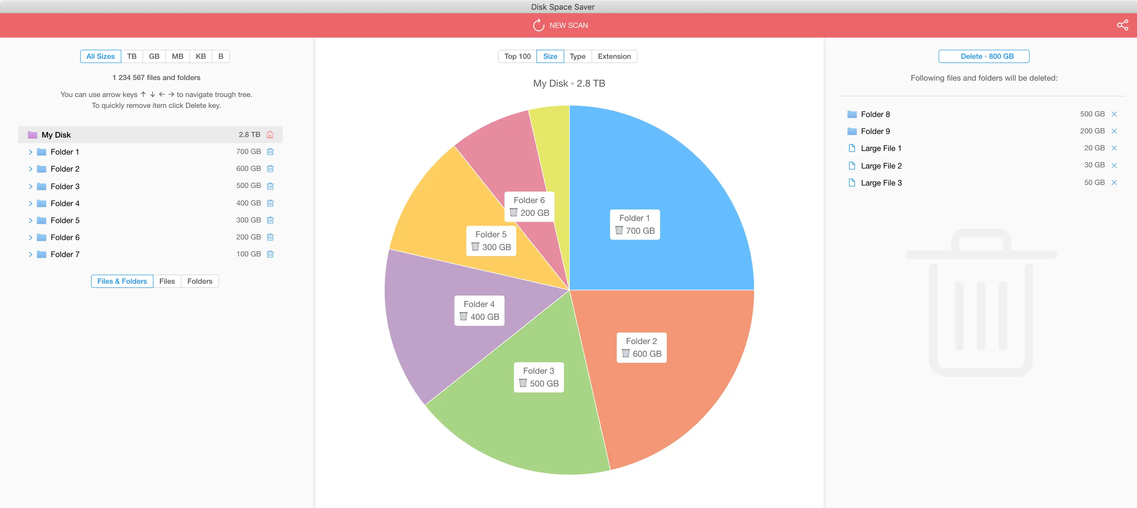 Disk Space Saver 2.6.1 Mac 破解版 磁盘空间分析器