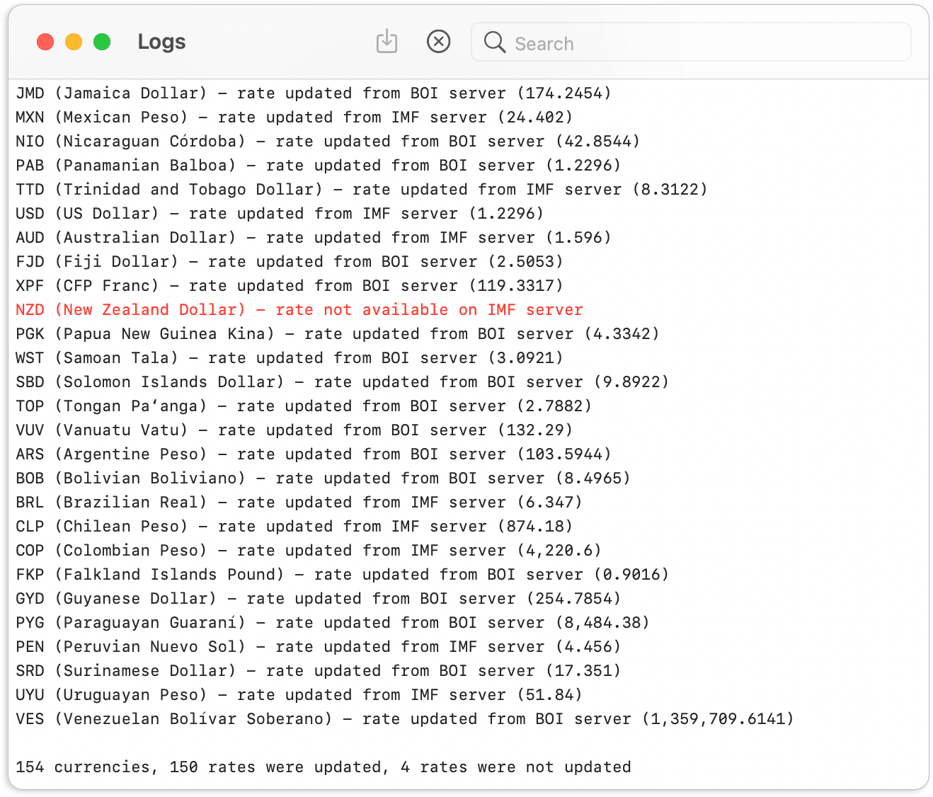 Currency Assistant 3.6.1 Mac 破解版 国际货币汇率计算器