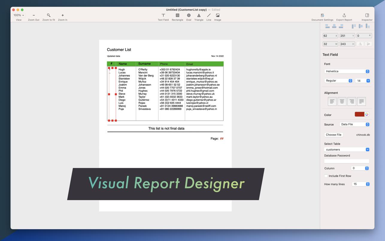 Report Kit 1.0.2 Mac 破解版 数据报表工具