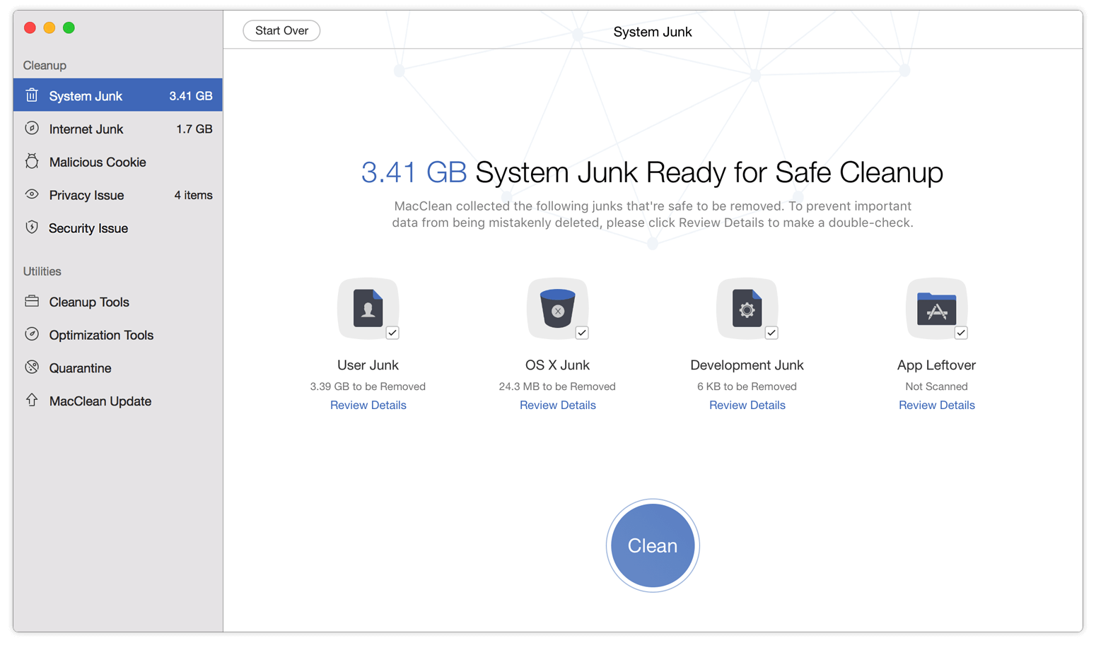 MacClean Pro 3.6.1 Mac 破解版 - 清理、优化、隐私和安全防护