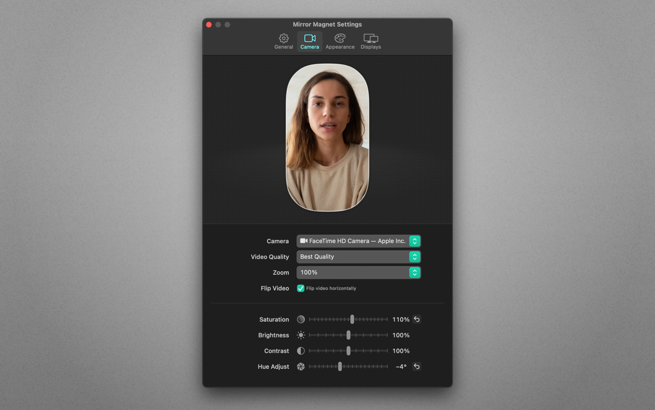 Mirror Magnet 1.2 Mac 破解版 强大的摄像头工具