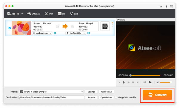 Aiseesoft 4K Converter 9.2.26 Mac 破解版 4K高清视频转换器