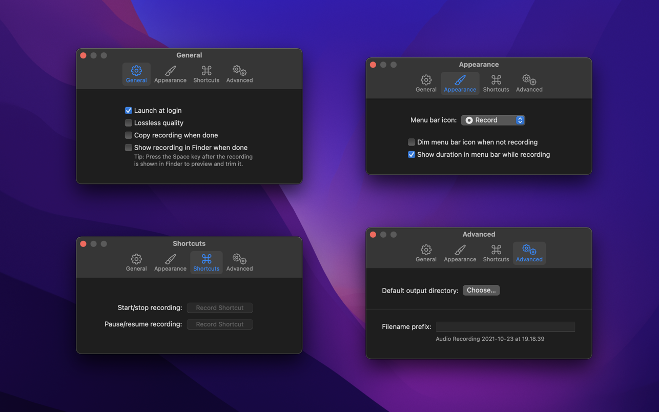 Recordia 2.6.1 Mac 破解版 好用的音频录制软件