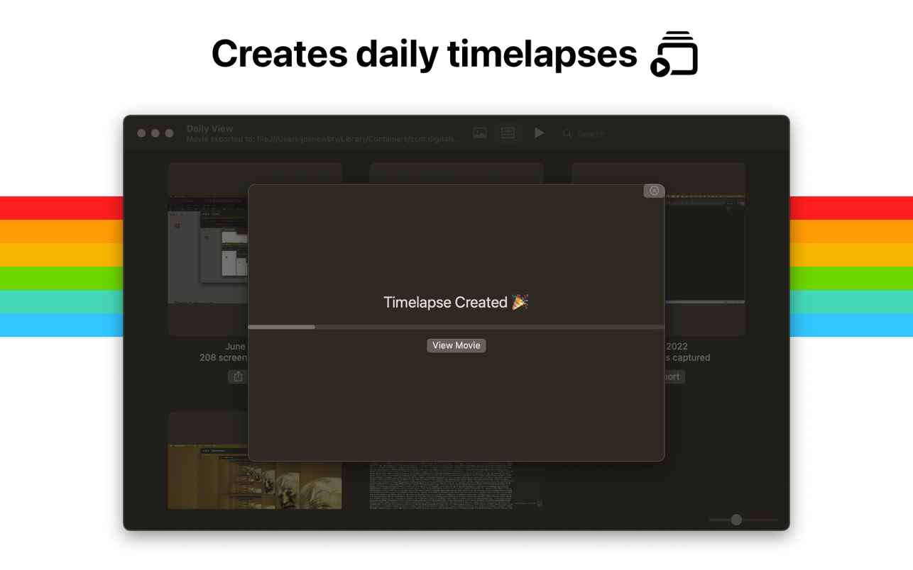 Screen Timelapse 1.8 Mac 破解版 屏幕截图工具