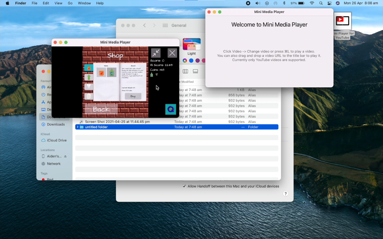 Mini Media Player 2.1.3 Mac 破解版 迷你画中画视频播放器