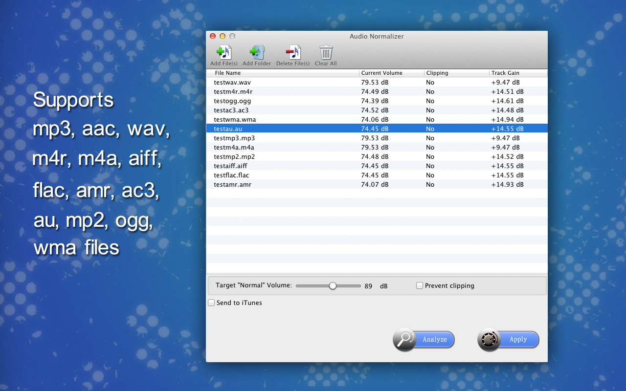 Audio Normalizer 1.1.0 Mac 破解版 音量调节器