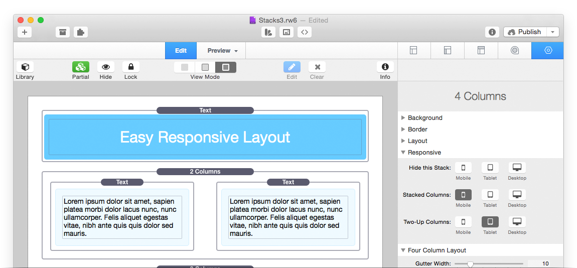 Stacks 4.3.0 Mac 破解版 - 简单易用的RapidWeaver网页制作插件