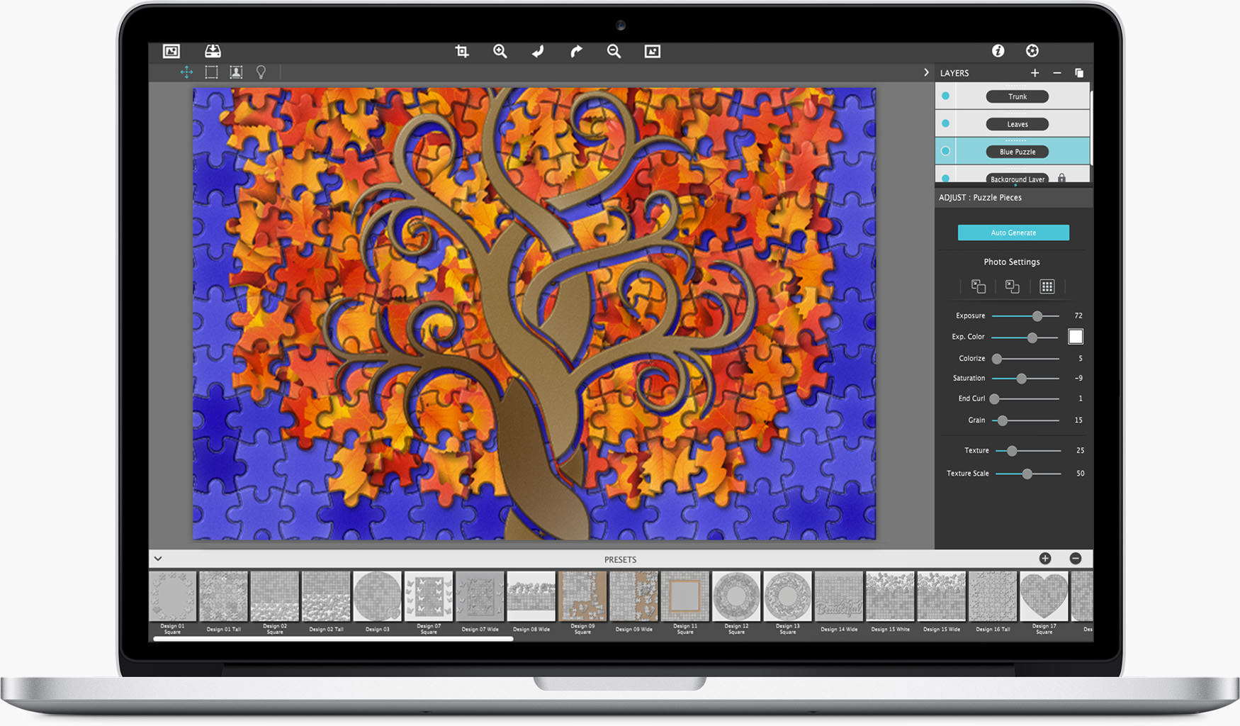 JixiPix PuzziPix Pro 1.0.15 Mac 破解版 专业图片拼图工具