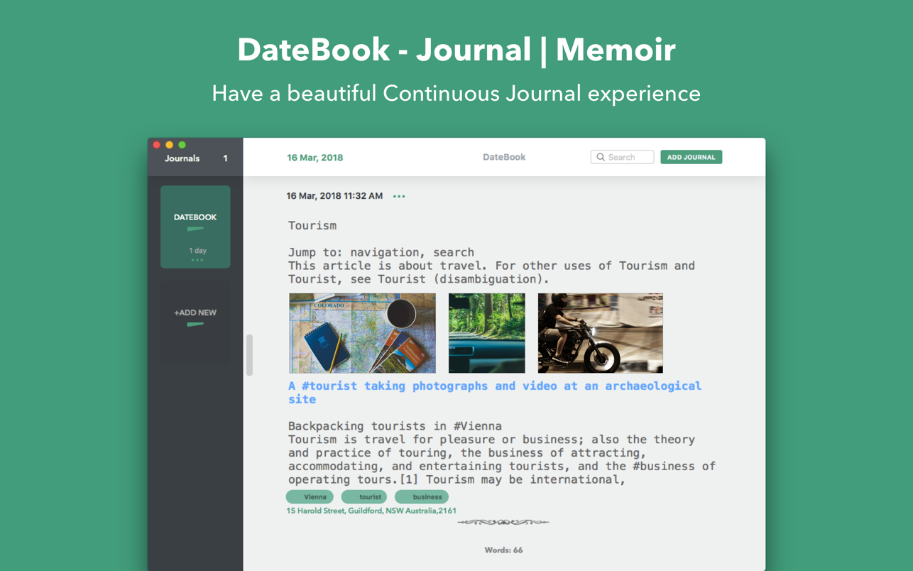 DateBook 2.1.7 Mac 破解版 介绍
