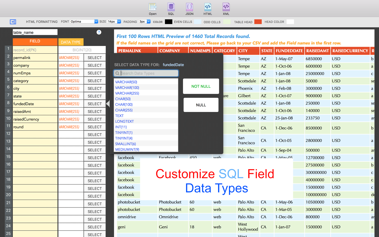 CSV Converter Pro 2.2 Mac 破解版 CSV文件转换工具